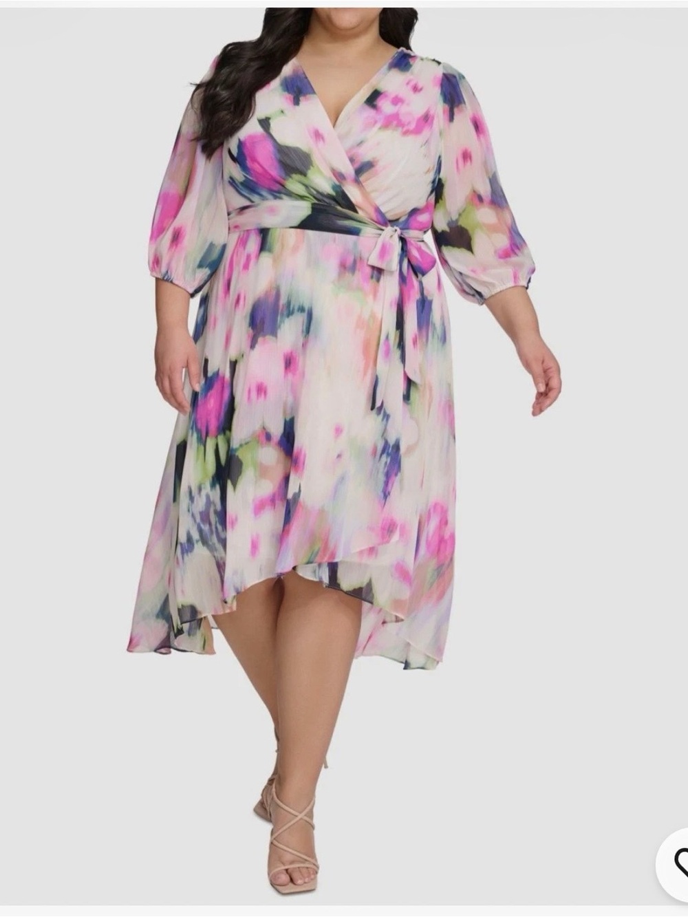 DKNY White and Pink Dress - Picture 10 of 15